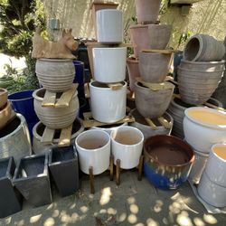 Garden Pots-Planters-Bonsai Pots-Terracotta-Large Planters($25 and up )