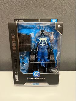 McFarlane DC Multiverse Batman With Mobius Chair Platinum Chase Figure NEW!
