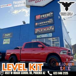 LEVEL KIT CHEVY SILVERADO DODGE RAM TOYOTA TACOMA TUNDRA 