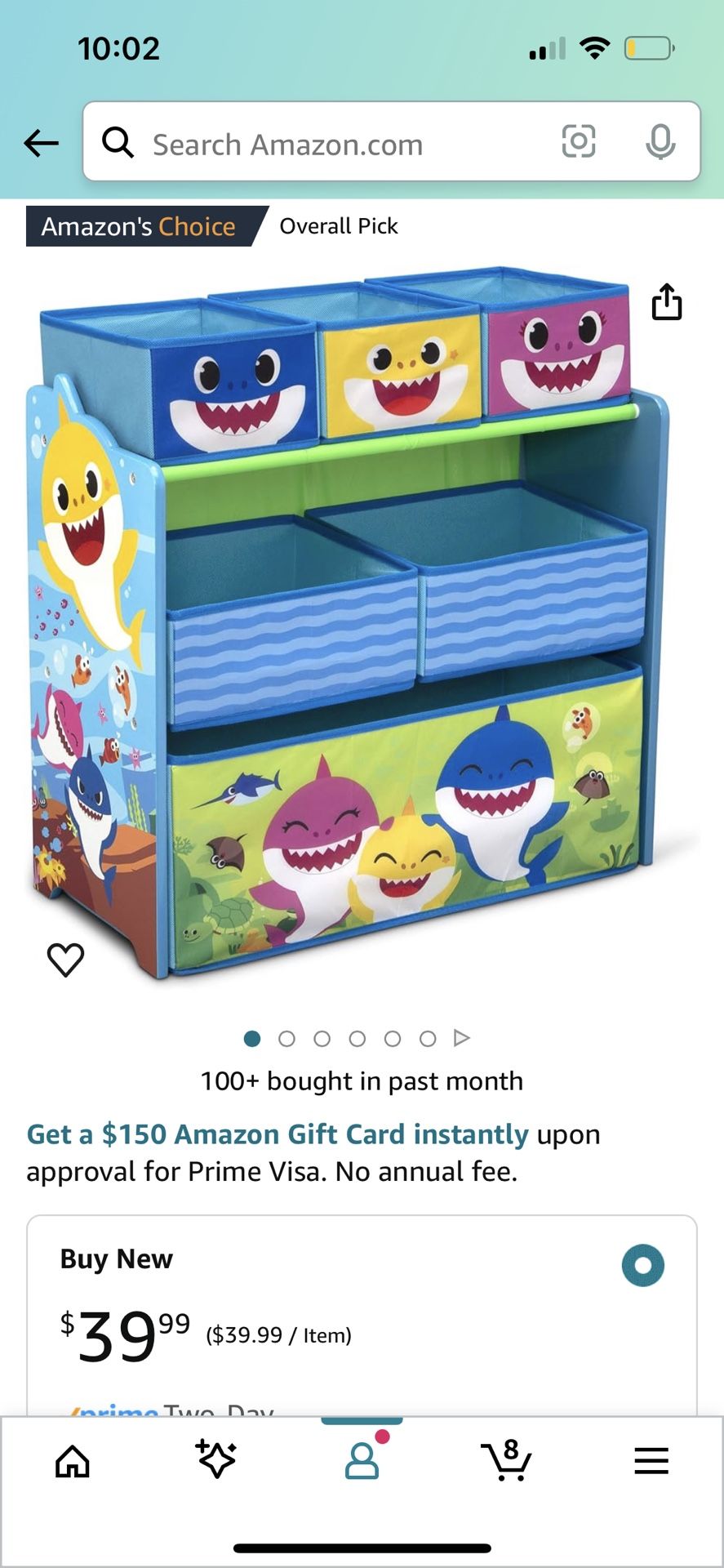 Baby Shark Toy Storage 