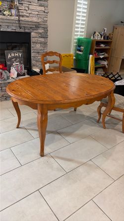 Dining room table and chairs