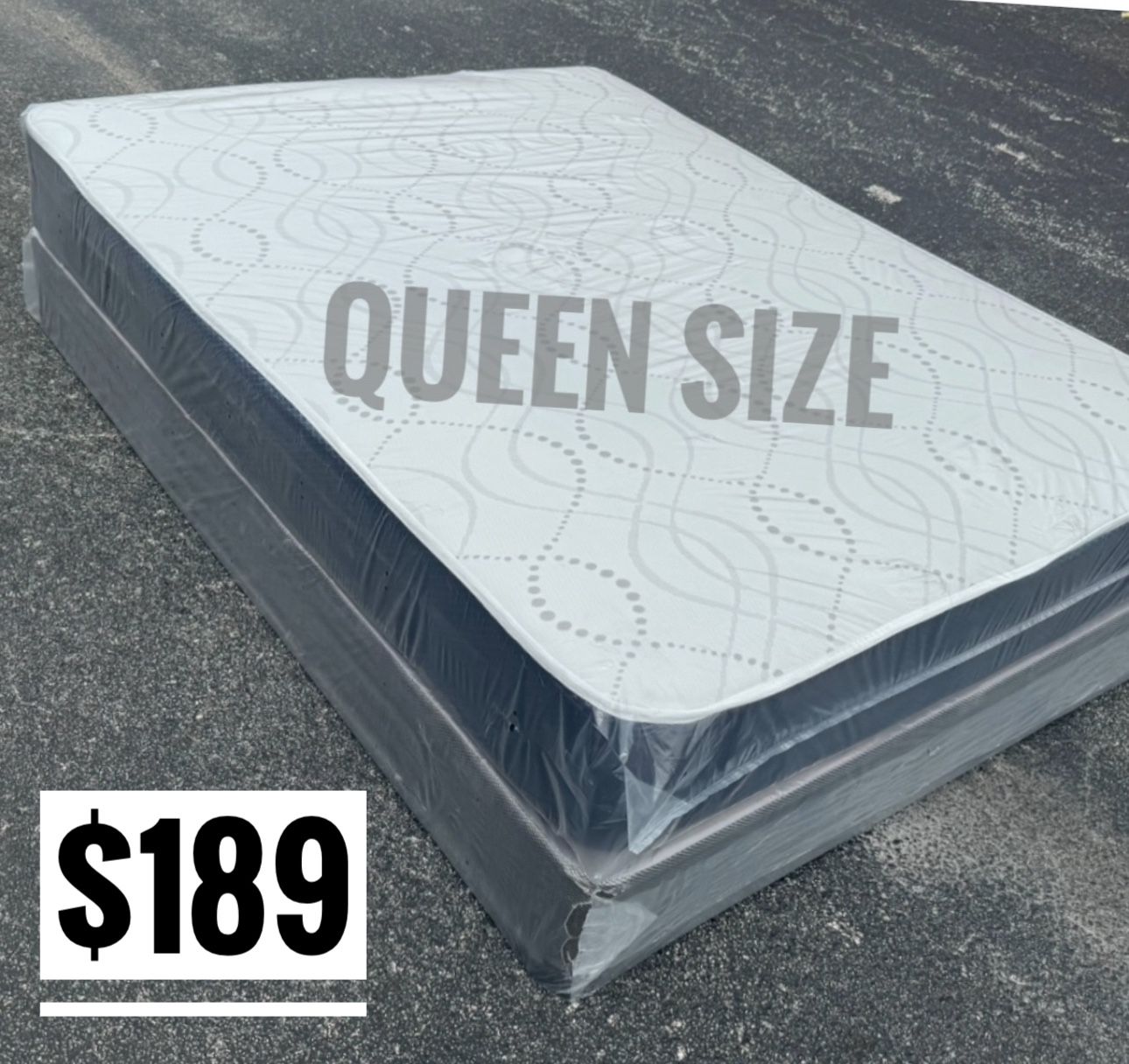 NEW Mattress Queen Size Regular With Box Spring // Offer  🚚