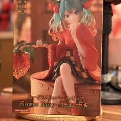 Hatsune Miku Flower Fairy Hozuki Ver. Noodle Stopper Figure FuRyu