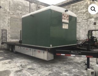 Better Built 14k Equipment Sleeper Trailer w/ AC Refrigerator 4 Beds Honda Generator