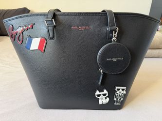Karl Lagerfeld Black Tote Bag