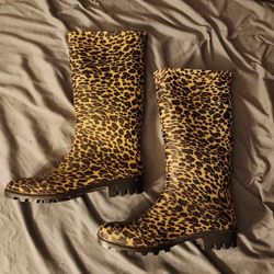 Capelli Cheetah Rain Boots