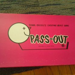 1971 Pass Out Adult Board Game Frank Bresee