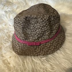 Coach Kids Canvas Bucket Hat.