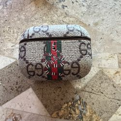 Luxury Snake Logo AirPod pro Plastic Hard Case NEW