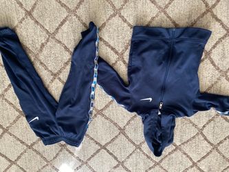 Nike Navy Blue Tracksuit Set size 7 (small)