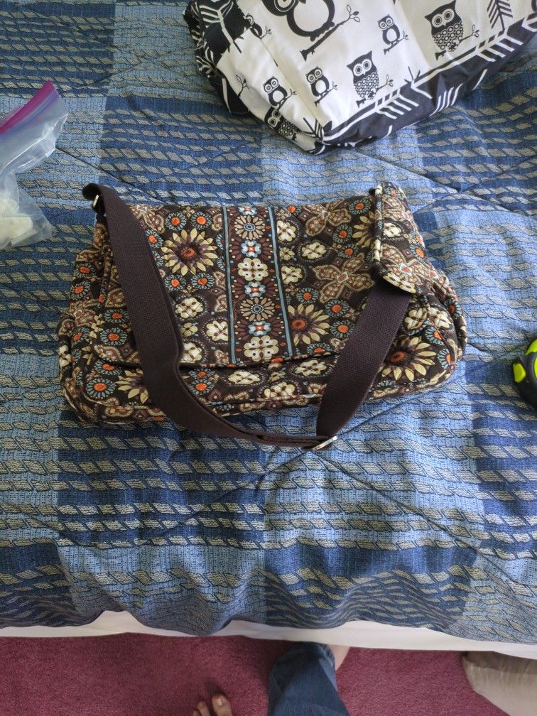 Vera Bradley Messenger Baby Bag-Canyon Pattern