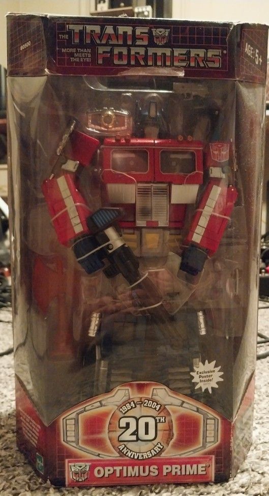 Transformers Optimus Prime 20th Anniversary New