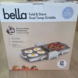 Bella Fold-n-Store Dual Temp Ceramic Griddle
