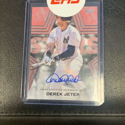 2023 Derek Jeter Topps Series One Rose Auto/25