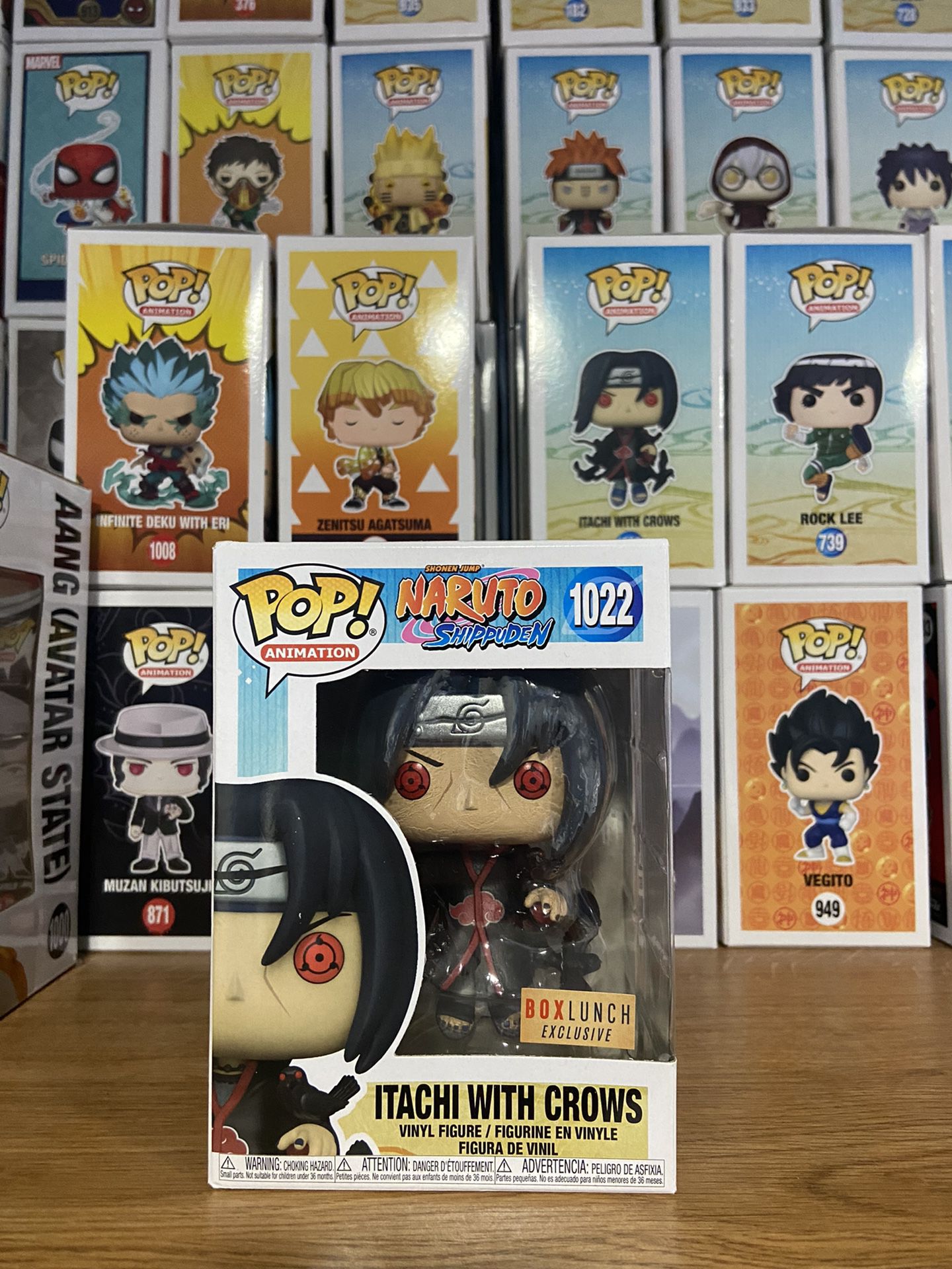 NEW Funko POP! Animation: Naruto: Shippuden - Itachi With Crows #1022 Box  Lunch Exclusive for Sale in Linden, NJ - OfferUp