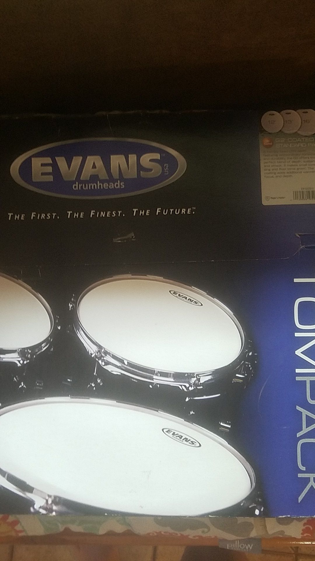 Evans tonpack drumheads