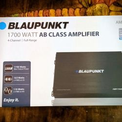 Blaupunkt 1700 Watts 4 Ch Amplifier Brand New In The Box Price Is Firm