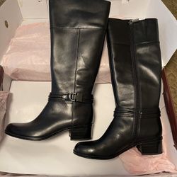 Bandolino Black Riding Boots Size 7