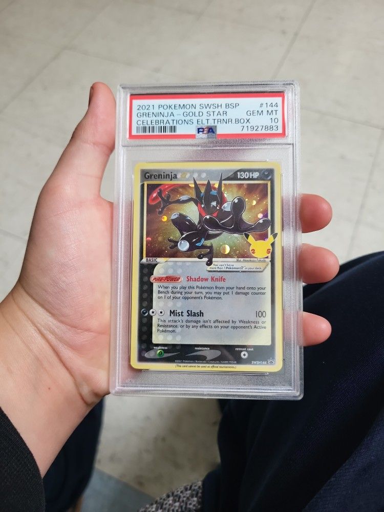 Gold Star Greninja Psa 10