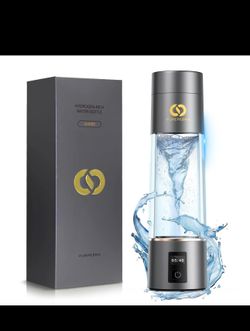 PUREPEBRIX Hydrogen Water Bottle Generator - Up to 6400 PPB  12-Hour Hydrogen...