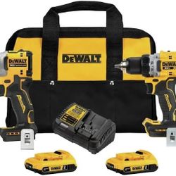 Dewalt 20V MAX XR Hammer Drill & Atomic Impact  Combo