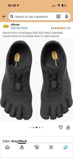 Vibram mens five fingers KSO eco wool