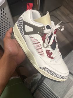 Jordan Spizike White Red Cement Sneaker