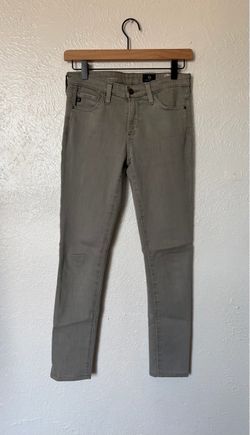 AG Adriano Goldschmied women’s gray/green skinny jeans size 24R