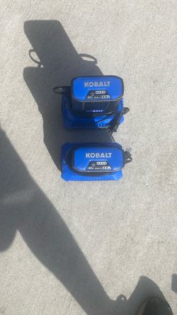 2 Kobalt 40v Batteries 