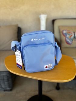 Champion Method Cross Body Handbag Bag Adjustable Strap - Light Blue New