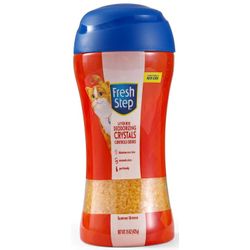 Fresh Step Deodorizing Cat Litter Scent Boosting Crystals Tropical Breeze Scent, 15oz