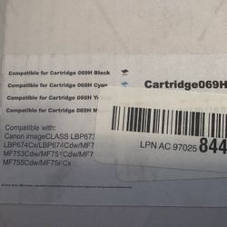 4-color Printer Ink For Canon Image Printers 069H-4-V1-WC