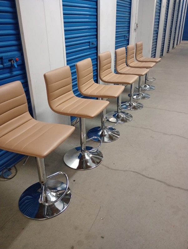 Set Of 6 Adjustable Stools For $150