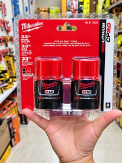 Milwaukee M12 RedLithium CP2.0 Battery 2-Pack