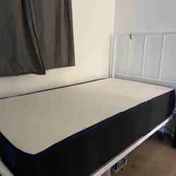 Nectar twin mattress + Old  school bed 