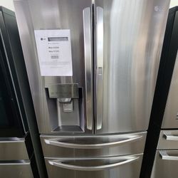 30 Cu.ft 4-Door French Door Refrigerator, Door-In-
Door. Full-Convert Drawer, Craft Ice in PrintProof
Stainless Steel
