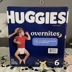 Huggies overnite - Size 6