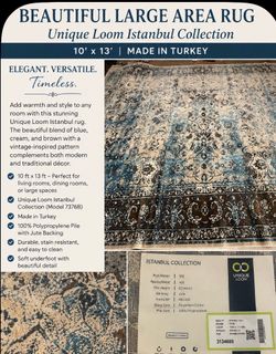 10x13 Unique Loom Istanbul Area Rug – Made in Turkey – $175 OBO