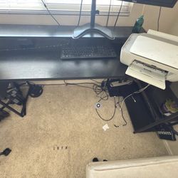  Desk & Printer (Must Pick Up)