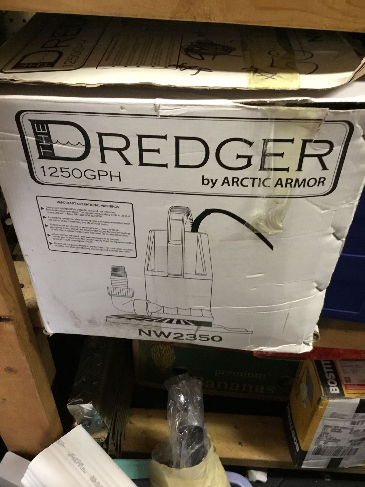 Dredger pump new $60 model number NW2350