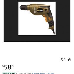 DRILL 3/8 INCH VSR 4.5 AMP