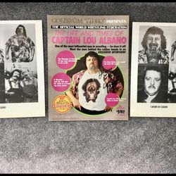 1986 Captain Lou Albano Autograph World Wrestling Federation Promo SIGNED