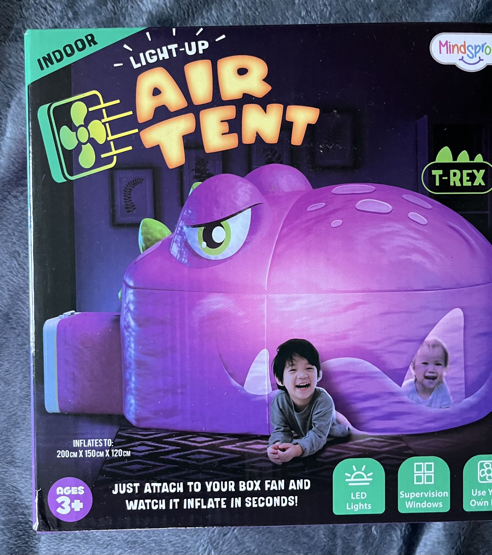 Light Up Air Tent For Kids Brand New