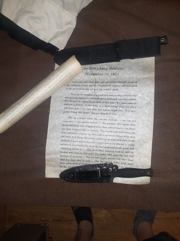 Emancipation Proclamation, Gettysburg Address And Declaration Of Independence