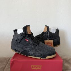 Jordan 4 Levi’s Black Size 9.5 DS