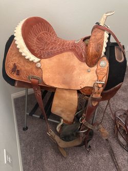 Billy Cook barrel saddle