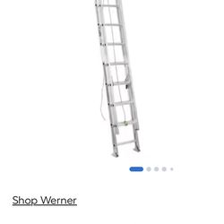 20ft Werner Aluminum Extension Ladder