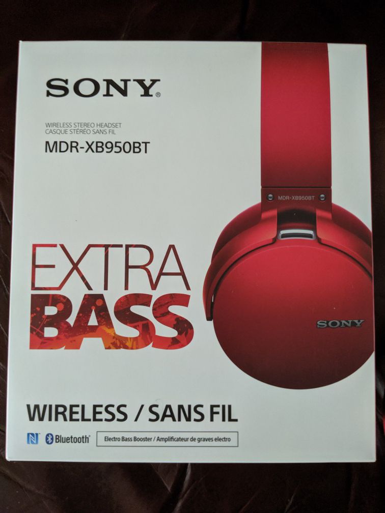 Sony MDR-X950BT Bluetooth Headphones with Bass Boost
