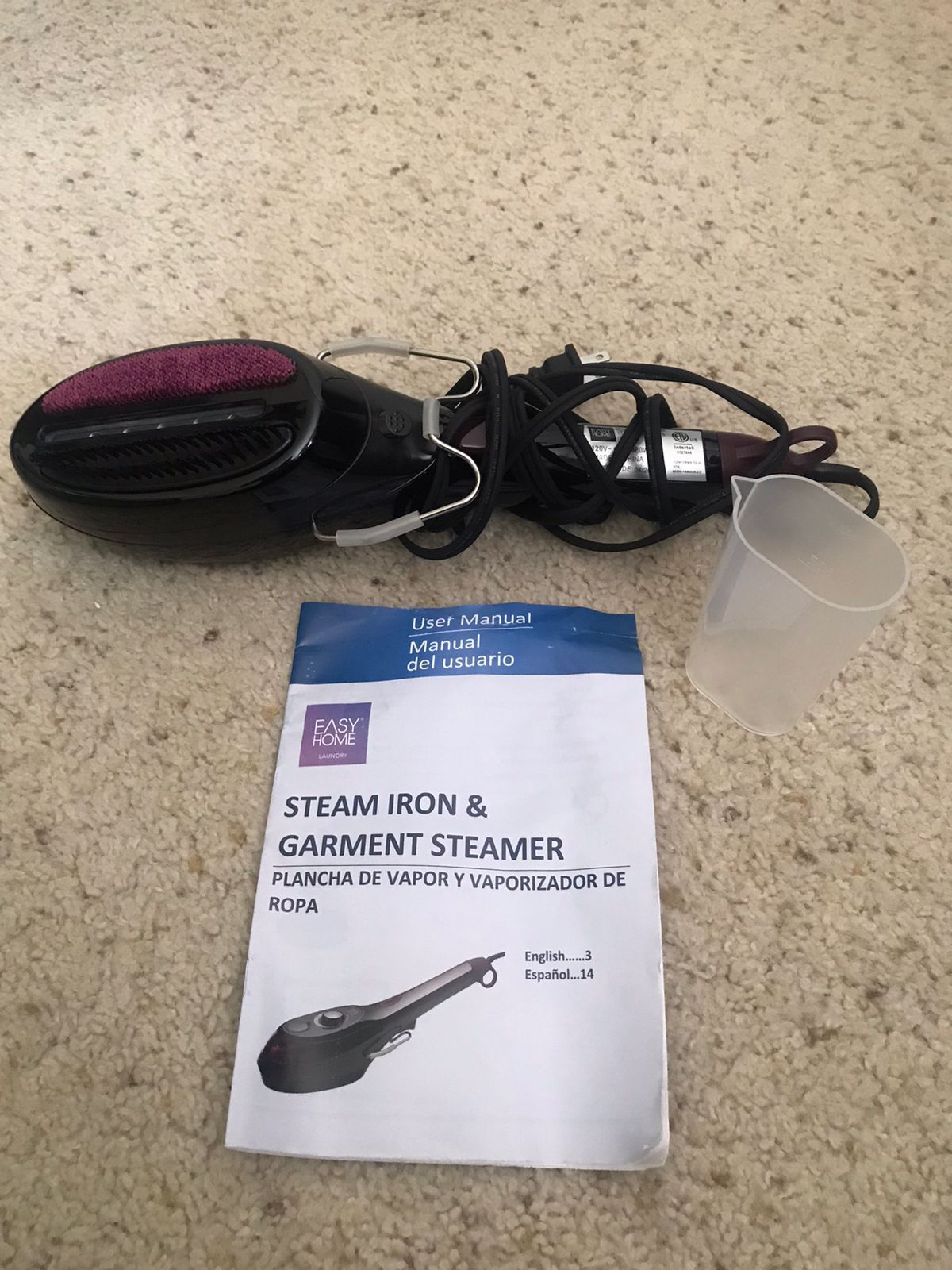 Steam Iron And Garment Steamer