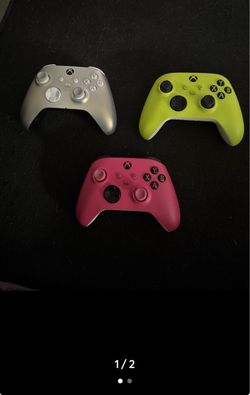 Three working Xbox 360 controllers with minor issues